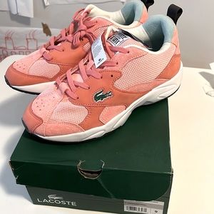 NEW Lacoste woman nubuck shoes